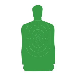 Champion Targets B27fsa Silhouette Green Paper Targets 24x45'' 100pk