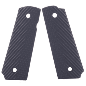 Vz Grips 1911 Commander G-10 Black Grooved Traditional Grips