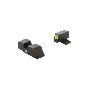Ameriglo I-dot Sight Set Lumigreen OutlineFor Fn High Power Black