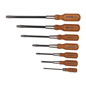 Grace Usa 7 Piece Wood Screwdriver Set