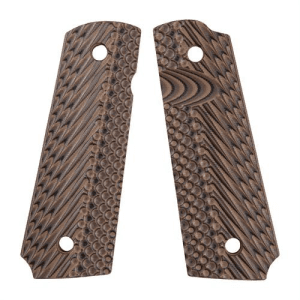 VZ Grips Operator II Brown G-10 Textured 1911 Commander Traditional Grips