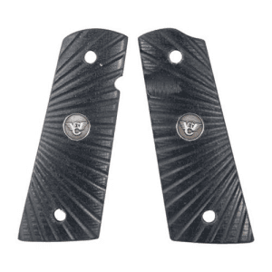 Wilson Combat 1911 Gov Black G-10 Textured Starburst Grips