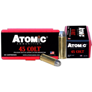 Atomic Cowboy Action 45 Long Colt 200 Grain Lead Round Nose Flat Point 00434 (Box)