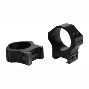Warne 1'' High Horizontal Rings Matte Black