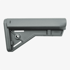B5 Systems Gray Polymer Fixed Bravo Stock for AR-15 Mil-Spec
