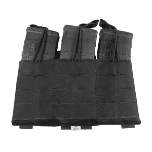 Grey Ghost Gear 5.56mm Compact Triple Mag Panel  Black