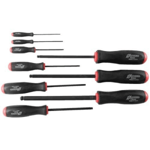 Bondhus 9-piece Metric Hex Screwdriver Set - 1.5mm-10mm