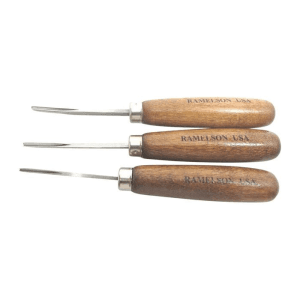 U.J. Ramelson Bent V-60 Degree 3 Piece Veiner Set