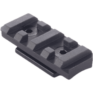JP Enterprises 2" Black Aluminum Picatinny Direct Thread Rail for AR-15