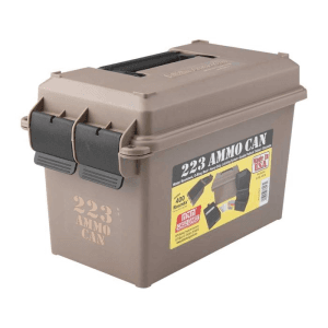 Mtm Case-Gard Ammo Can Combo Pack 223/5.56 Caliber 400-round Polymer Tan