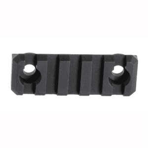 QARS 2" Black Aluminum Picatinny Rail Section Bolt-On Mount