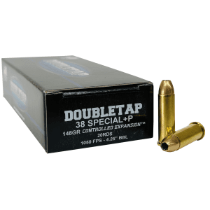 Doubletap Ammo  38 Special 148 Gr +P Controlled Expansion JHP (Box)