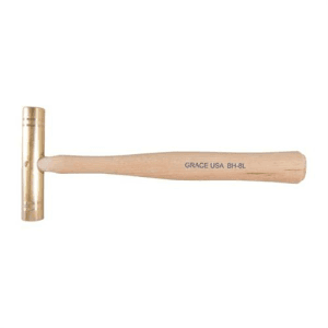 Grace Usa 8 Oz. Long Brass Hammer