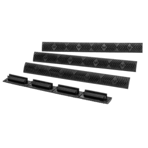 Ergo Grips M-LOK Rail Cover Black Polymer 6.25" AR-15