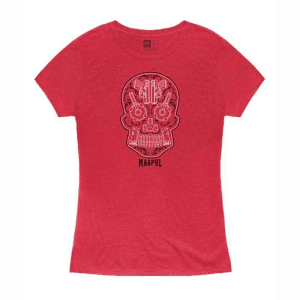 Magpul Women's Sugar Skull Blend T-shirt 2xl Red Heahter