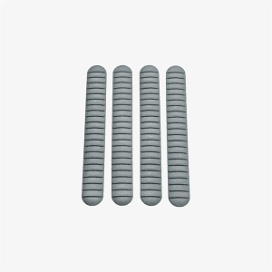 B5 Systems M-LOK Rail Cover 4.6" Gray Rubber