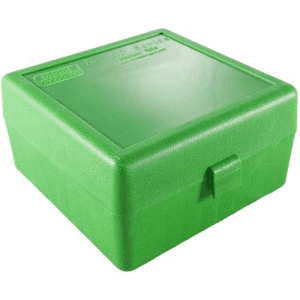 MTM Case-Gard Flip Top Rifle Ammo Box .22-250/.308/.243 100rds (Green)