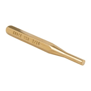 Grace Usa 3/16'' (4.8mm) Brass Pin Punch