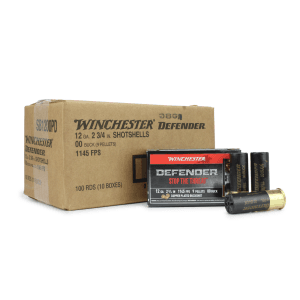 Winchester Defender 12 Gauge 2.75 00 Buckshot (Case)