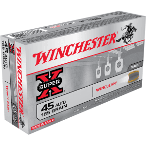 Winchester Super X 45 ACP 230 Grain Winclean Brass Enclosed Base WC452 (Box)