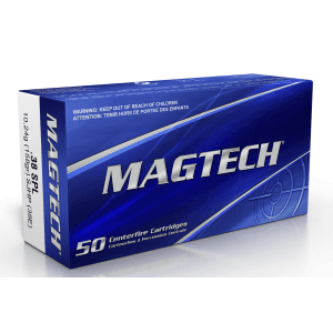 Magtech Range/training 38 Special 158 Grain Semi JHP 38E (Box)