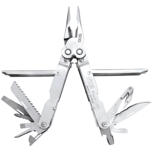 S.O.G SOGS62NCP PowerLock V-Cutter Polished 420 Stainless Steel 7 Knife SOGS62NCP
