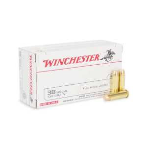 Winchester 38 Special 130 Gr FMJ (Box)