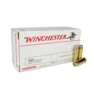 Winchester USA 38 Special 125 Grain Jacketed Soft Point (Box)