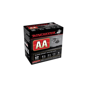 Winchester AA 12 Ga 2-3/4 1-1/8 Oz No.9 Shot Super Sport (25 Rounds)
