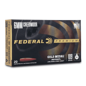 Federal 6mm Creedmoor 109 Gr Berger Long Range Target (Box)