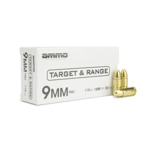 Ammo Inc Target & Range 9mm 115 Gr FMJ (Box)