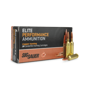 Sig Sauer Copper Hunting 6mm Creedmoor 80 Grain Solid Copper HP (Box)