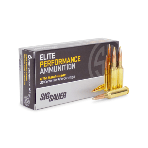 Sig Sauer Elite Match 6mm Creedmoor 107 Grain Sierra MatchKing OTM (Box)