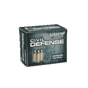 Liberty Civil Defense 45 Long Colt 78 Grain Lead Free Deep Cavity (Box)