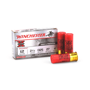 Winchester Super-X 12 Gauge 4 Buck Shot (Box)