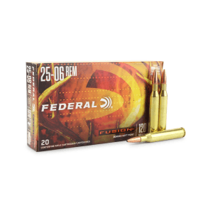 Federal Fusion 25-06 Remington 120 Bonded Soft Point (Box)