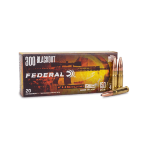 Federal Fusion MSR 300 Blackout 150 Gr Bonded Soft Point (Box)