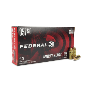 Federal American Eagle 357 SIG 125 Gr FMJ (Box)
