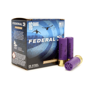 Federal Speed-Shok 16 Gauge 2.75 15/16 oz 4 Shot Steel (Box)