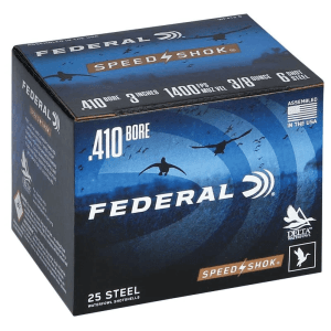 Federal Speed-Shok 410 Gauge 3 3/8 oz 6 Shot Steel (Box)