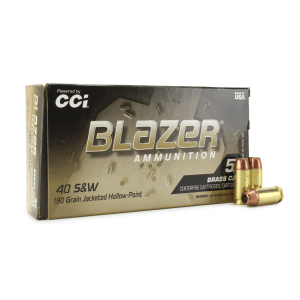 CCI Blazer 40 S&W 180 Gr JHP (Box)
