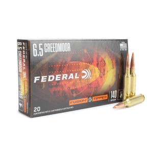 Federal Fusion Tipped Rifle 6.5 Creedmoor 140 Gr Bonded Polymer Tip (Box)