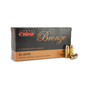 PMC Bronze .32 ACP 60 Gr JHP (Box)