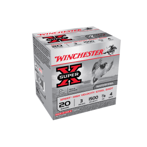 Winchester Super X Xpert 20 Gauge 3 7/8 oz Steel 4 Shot (Box)