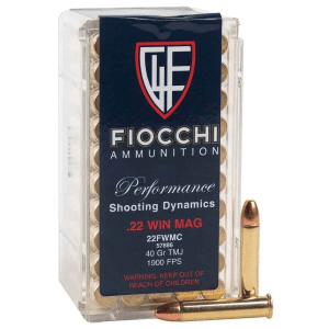 Fiocchi .22 Mag 40 Grain TMJ (Box)