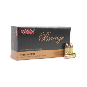 PMC Bronze 9mm 115 Gr FMJ (Box)