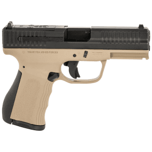 FMK Firearms G3 9mm 4 14+1 FDE Polymer Black Backstrap