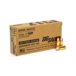 Sig Sauer M17 Elite 9mm 124 Gr +P FMJ (Box)