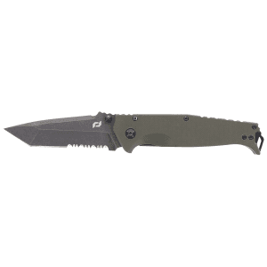 Schrade Melee 3.50 Tanto Blade OD Green Handle Knife