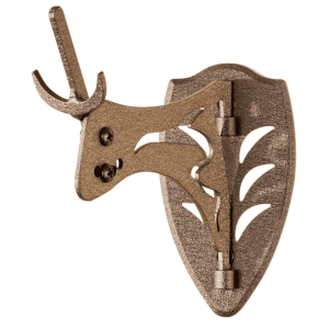 Skull Hooker Little Hooker Robust Brown Steel Trophy Mount